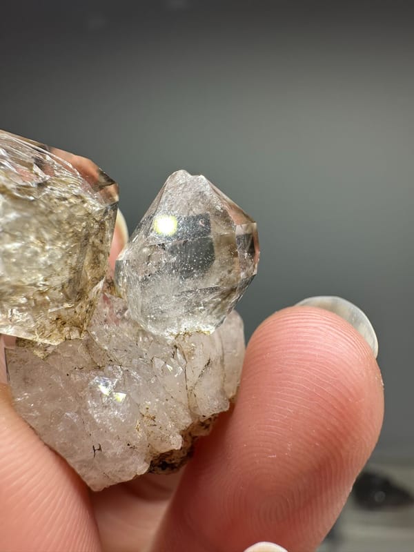 Quartz, individual mineral specimen view 4 for a mineral collection