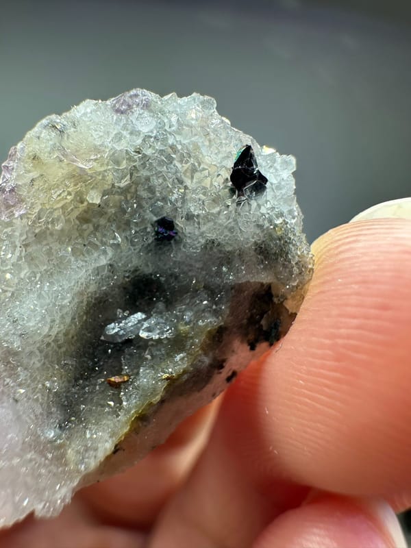 Fluorite from Anhui, China, individual mineral specimen view 7