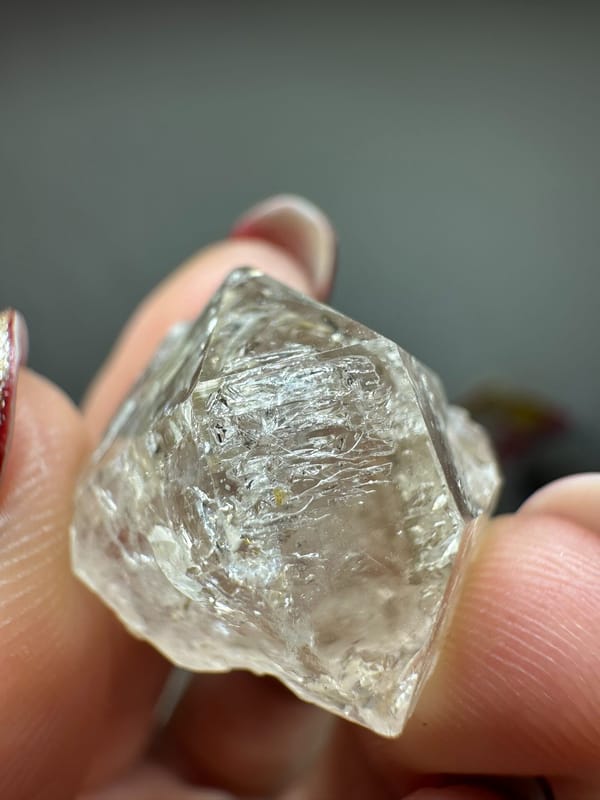 Cathedral quartz, individual mineral specimen view 2 for a mineral collection