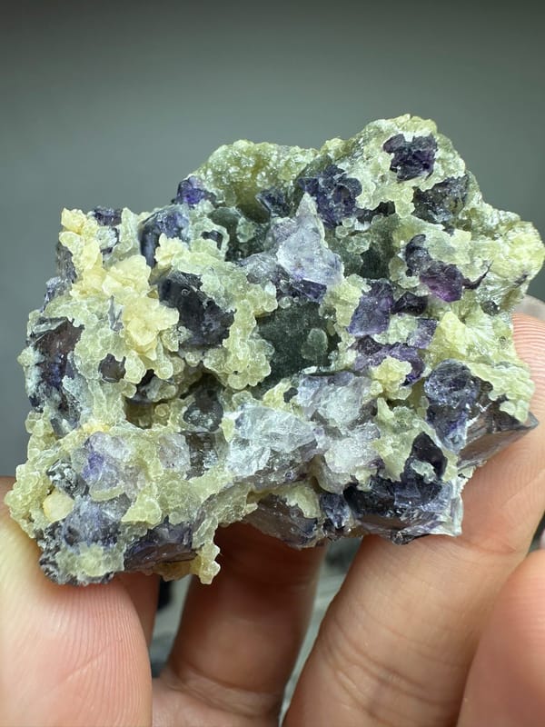 Fluorite from Inner Mongolia, China, individual mineral specimen view 1