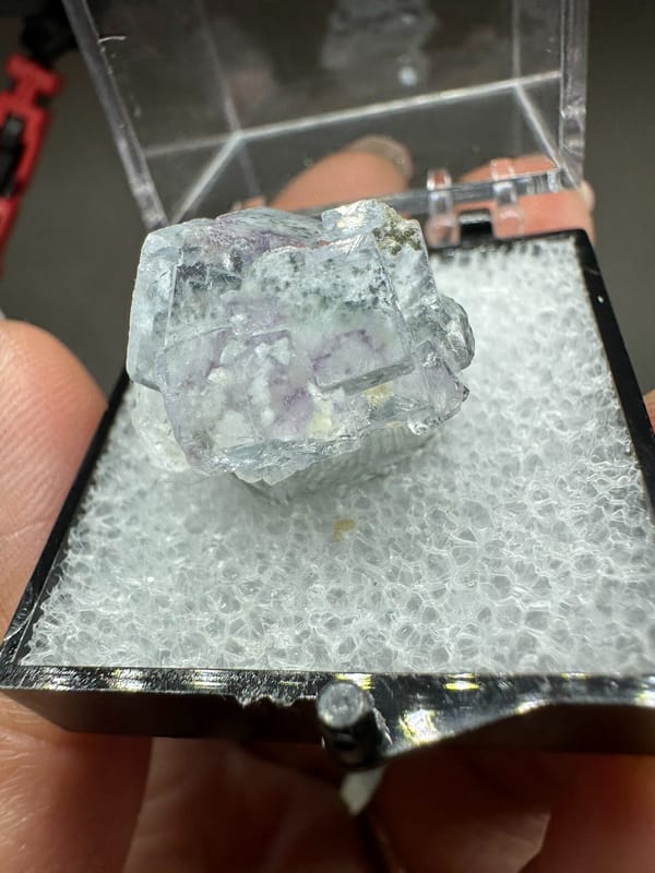 Fluorite from Yaogangxian Mine, Yizhang Co., Hunan, China, individual mineral specimen view 1