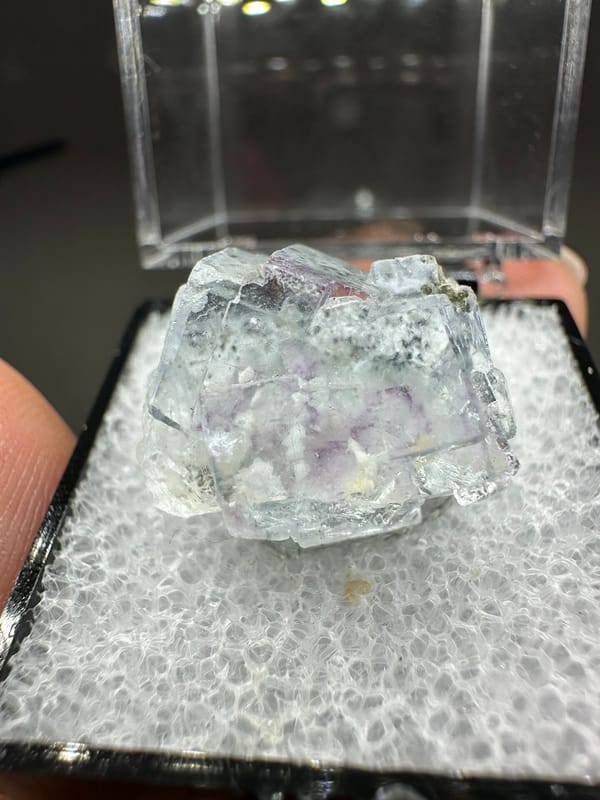 Fluorite from Yaogangxian Mine, Yizhang Co., Hunan, China, individual mineral specimen view 2