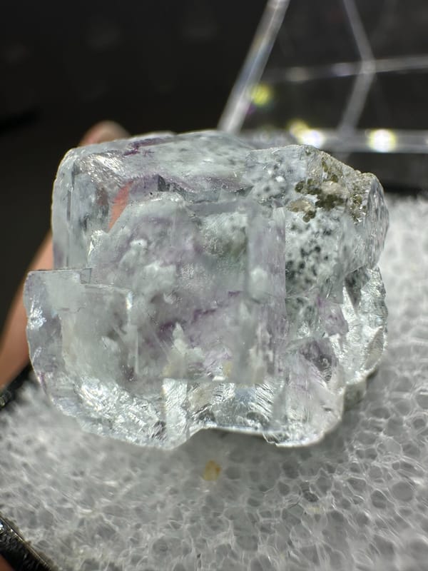 Fluorite from Yaogangxian Mine, Yizhang Co., Hunan, China, individual mineral specimen view 4