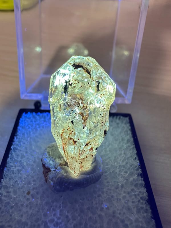 Quartz, individual mineral specimen view 3 for a mineral collection
