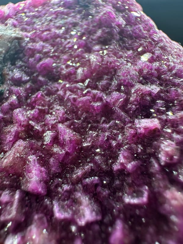 Cobaltoan calcite from DR Congo, individual mineral specimen view 3