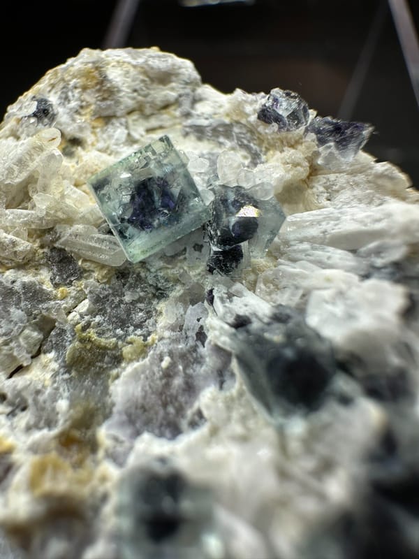 Fluorite from Inner Mongolia, China, individual mineral specimen view 1