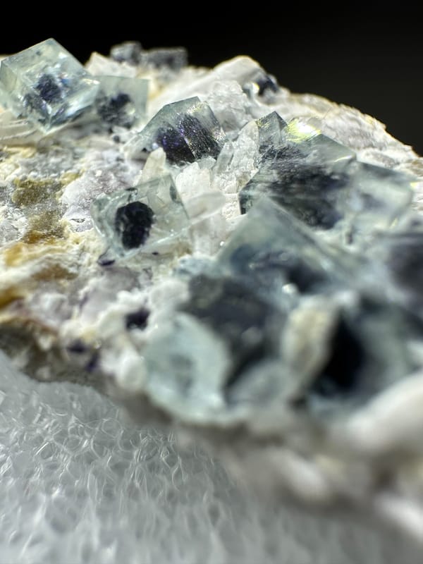 Fluorite from Inner Mongolia, China, individual mineral specimen view 3