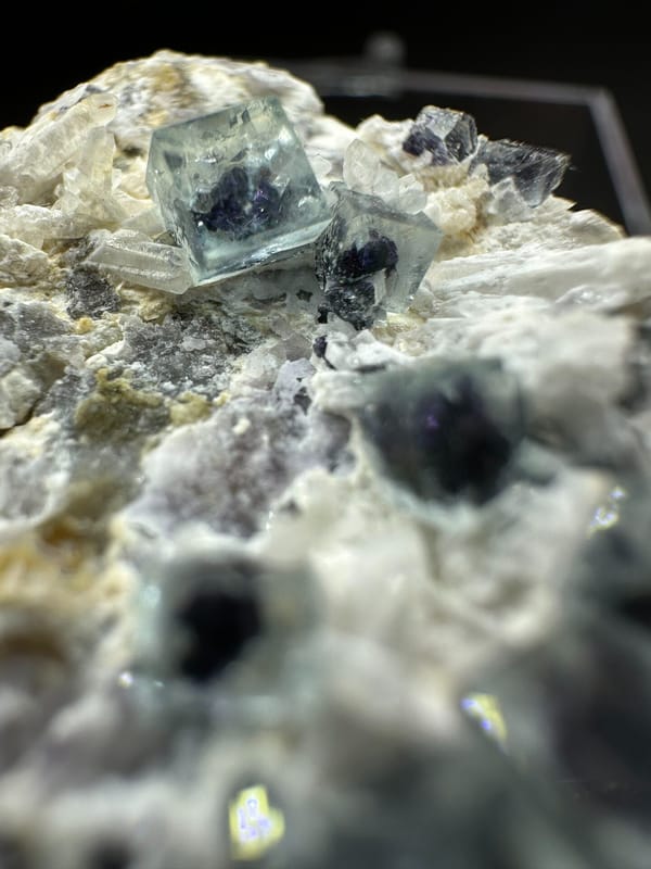 Fluorite from Inner Mongolia, China, individual mineral specimen view 5