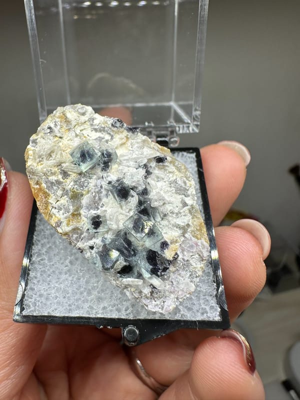 Fluorite from Inner Mongolia, China, individual mineral specimen view 7