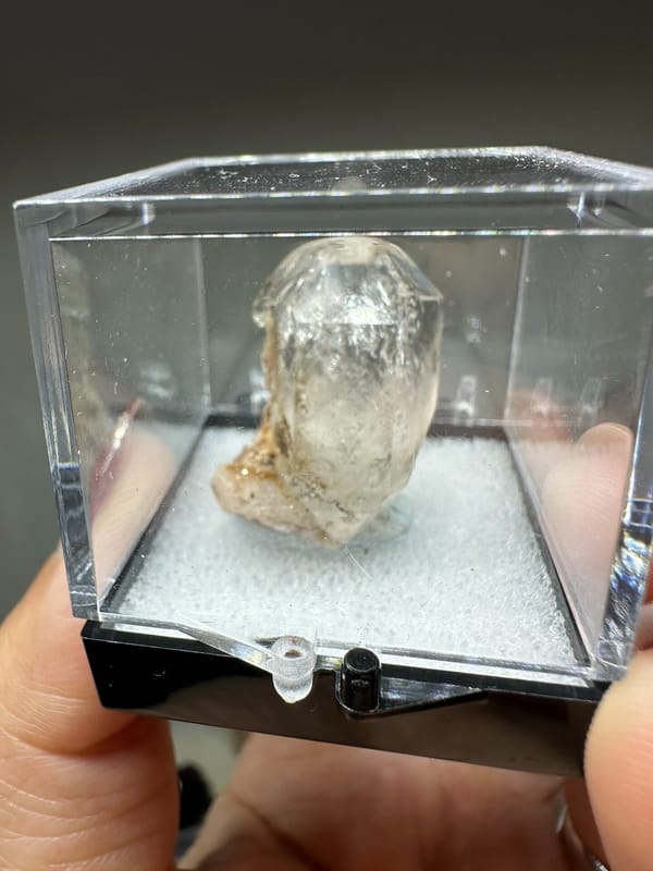Quartz, individual mineral specimen view 1 for a mineral collection