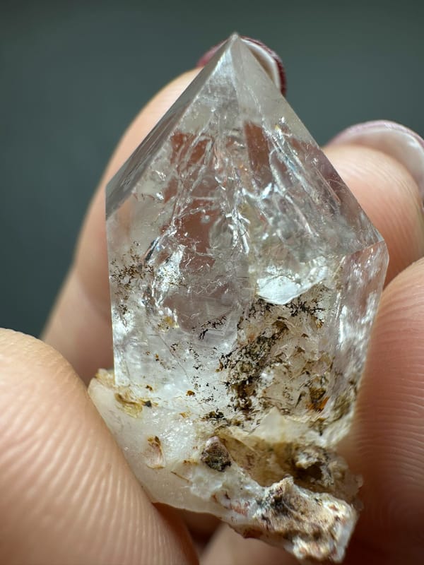 Quartz, individual mineral specimen view 3 for a mineral collection