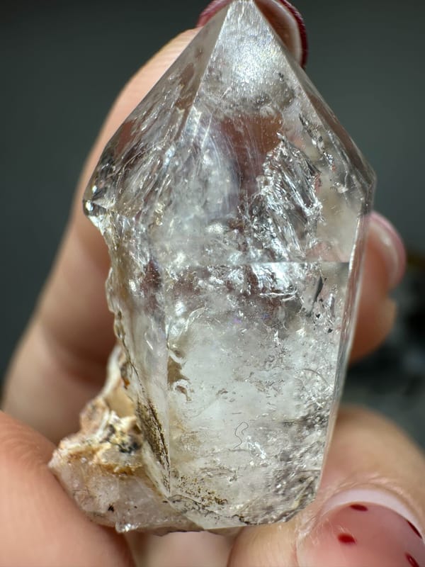 Quartz, individual mineral specimen view 5 for a mineral collection
