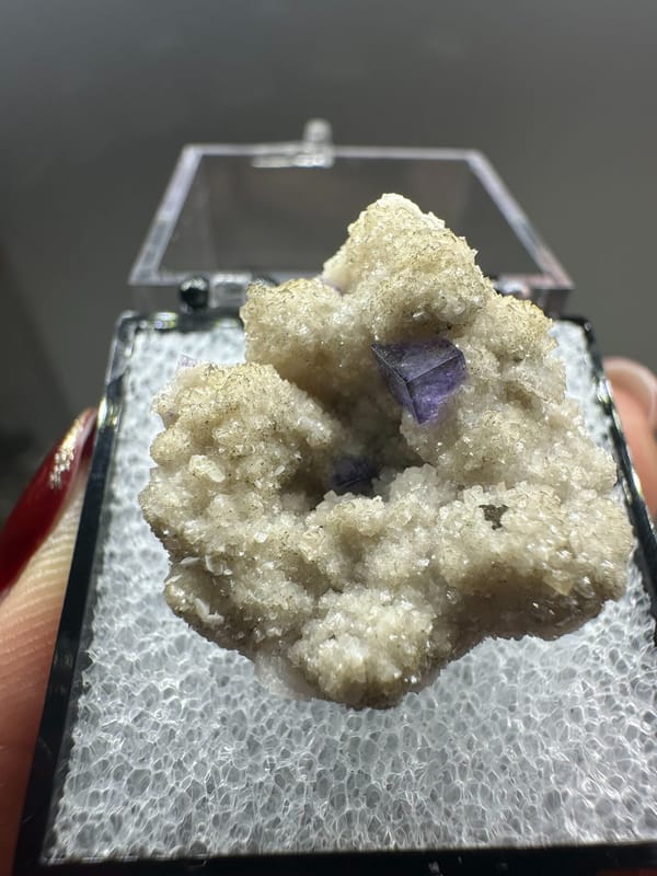 Fluorite from Yaogangxian Mine, Yizhang Co., Hunan, China, individual mineral specimen view 2