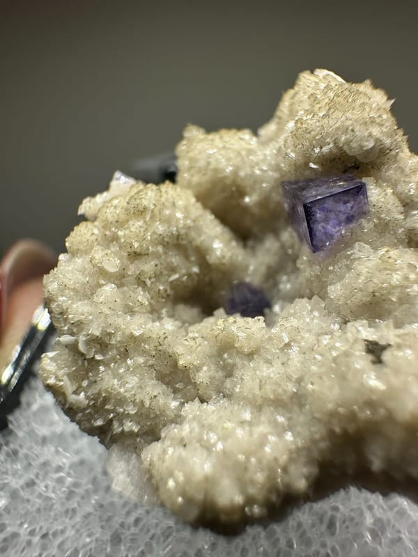 Fluorite from Yaogangxian Mine, Yizhang Co., Hunan, China, individual mineral specimen view 4