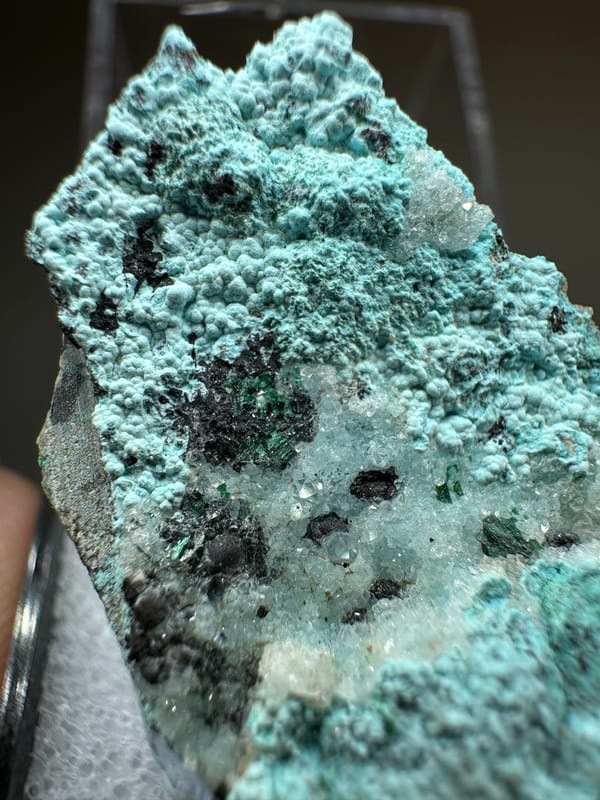 Chrysocolla, individual mineral specimen view 3 for a mineral collection