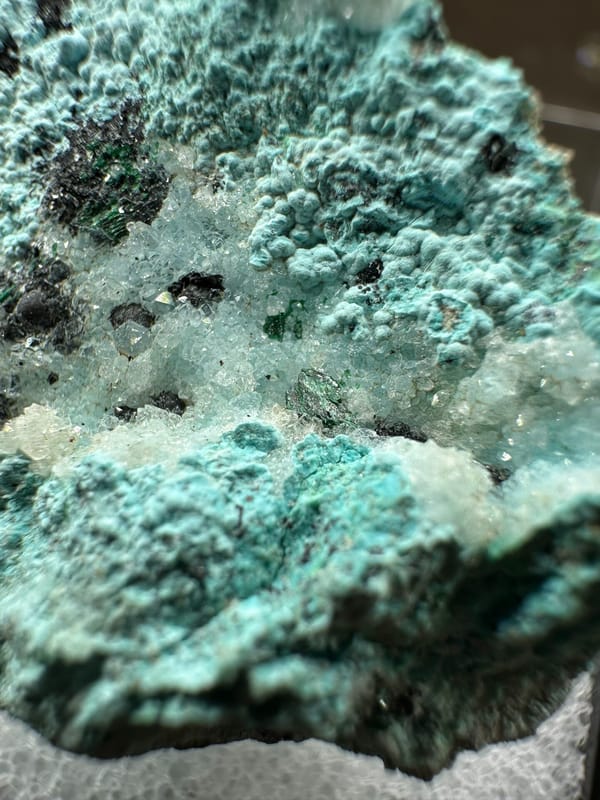 Chrysocolla, individual mineral specimen view 5 for a mineral collection