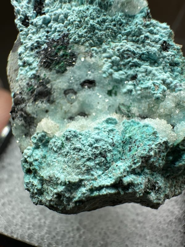 Chrysocolla, individual mineral specimen view 6 for a mineral collection