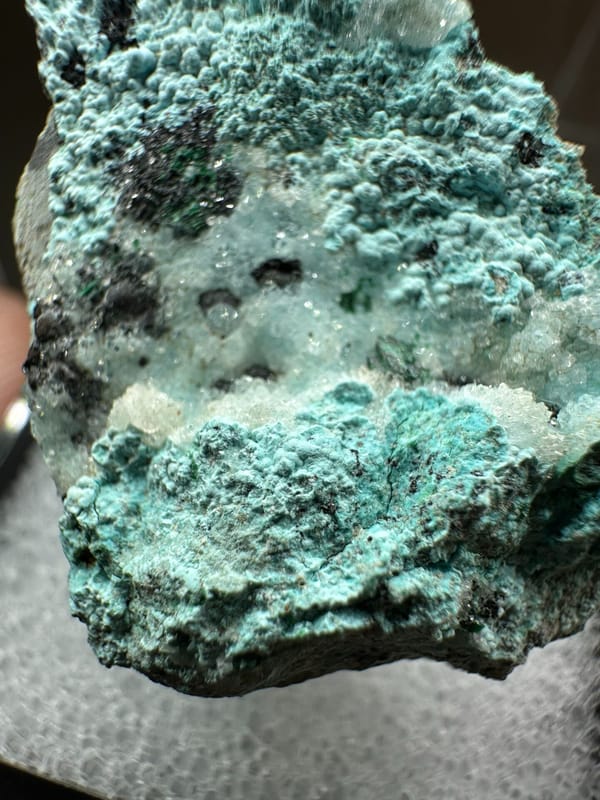 Chrysocolla, individual mineral specimen view 7 for a mineral collection