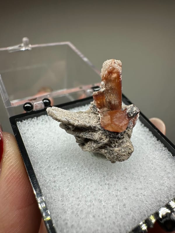 Topaz from Mexico, individual mineral specimen view 2