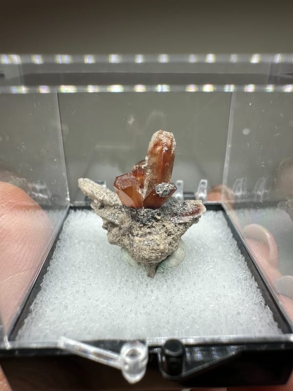 Topaz from Mexico, individual mineral specimen view 3