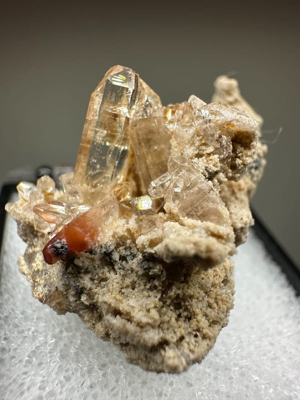 Topaz from Mexico, individual mineral specimen view 2
