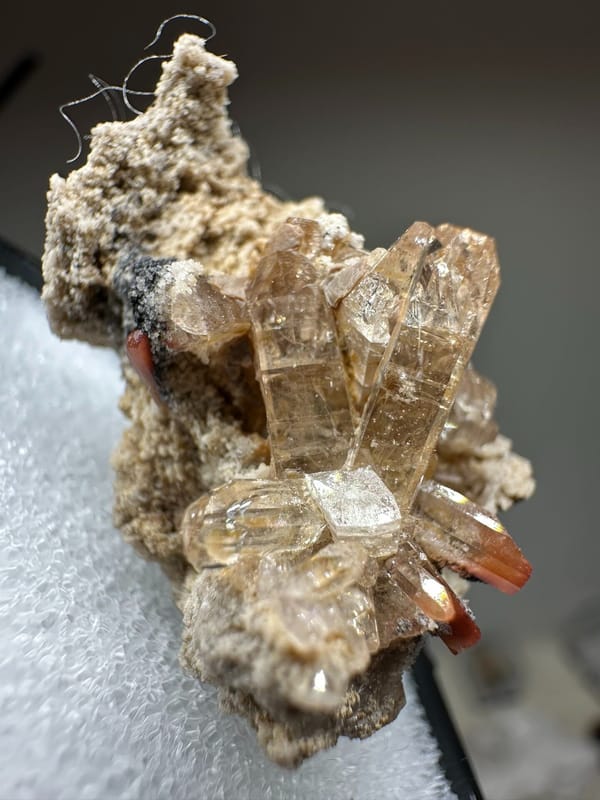 Topaz from Mexico, individual mineral specimen view 3