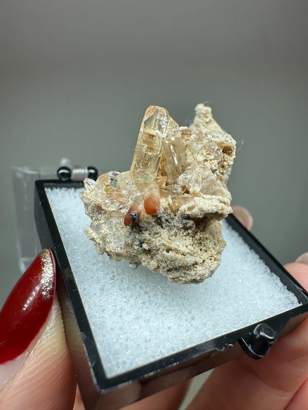 Topaz from Mexico, individual mineral specimen view 4