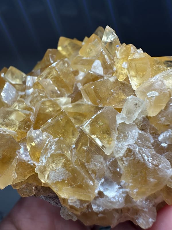 Calcite, individual mineral specimen view 4 for a mineral collection