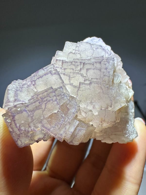 Fluorite from Guizhou, China, individual mineral specimen view 1