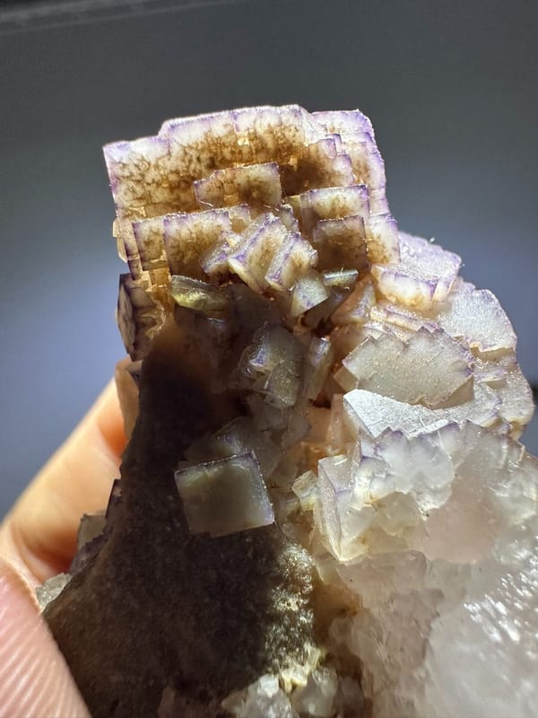 Fluorite from Guizhou, China, individual mineral specimen view 2
