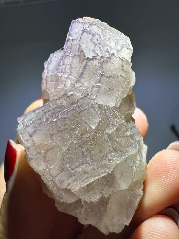 Fluorite from Guizhou, China, individual mineral specimen view 3