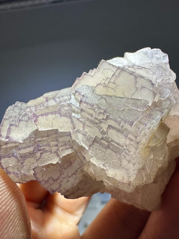 Fluorite from Guizhou, China, individual mineral specimen view 4