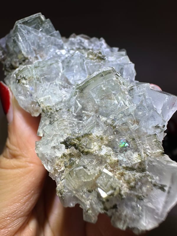 Fluorite from Yaogangxian Mine, Yizhang Co., Hunan, China, individual mineral specimen view 1