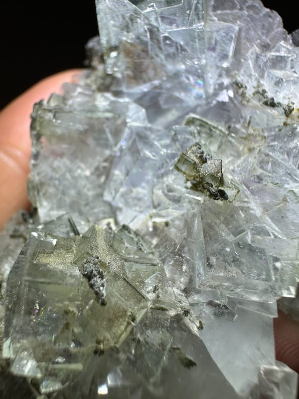 Fluorite from Yaogangxian Mine, Yizhang Co., Hunan, China, individual mineral specimen view 5