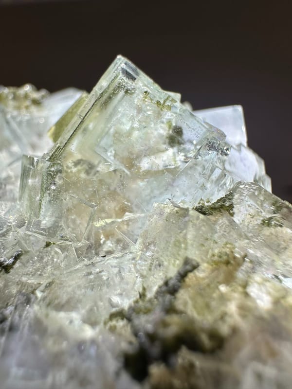 Fluorite from Yaogangxian Mine, Yizhang Co., Hunan, China, individual mineral specimen view 6