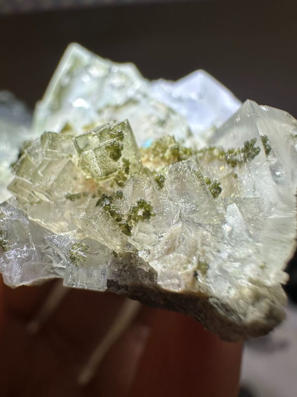 Fluorite from Yaogangxian Mine, Yizhang Co., Hunan, China, individual mineral specimen view 7
