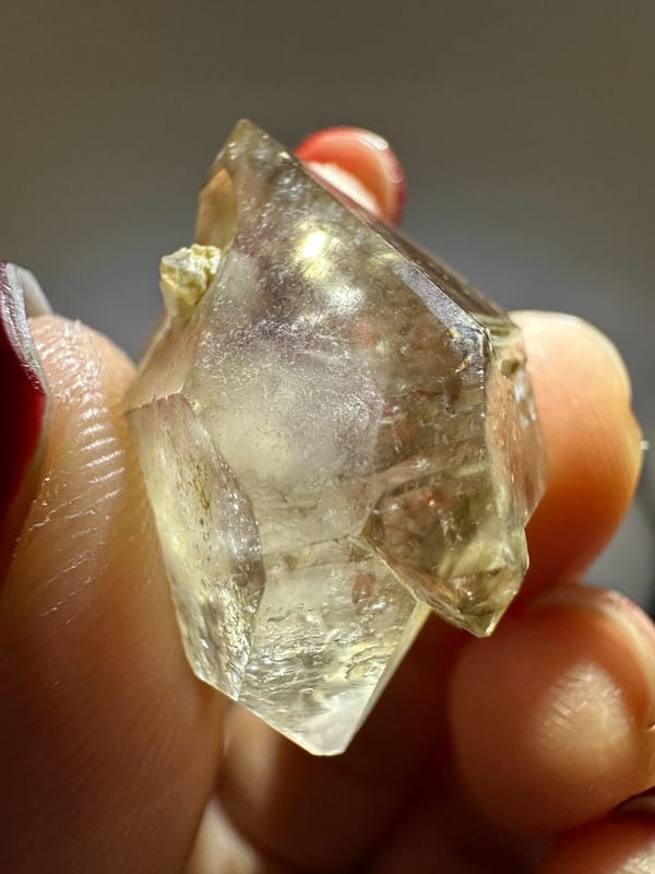 Quartz, individual mineral specimen view 2 for a mineral collection