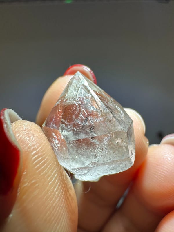 Quartz, individual mineral specimen view 3 for a mineral collection