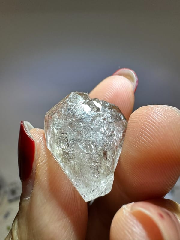 Quartz, individual mineral specimen view 5 for a mineral collection