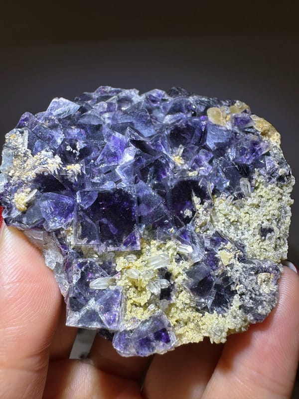Fluorite from Inner Mongolia, China, individual mineral specimen view 1