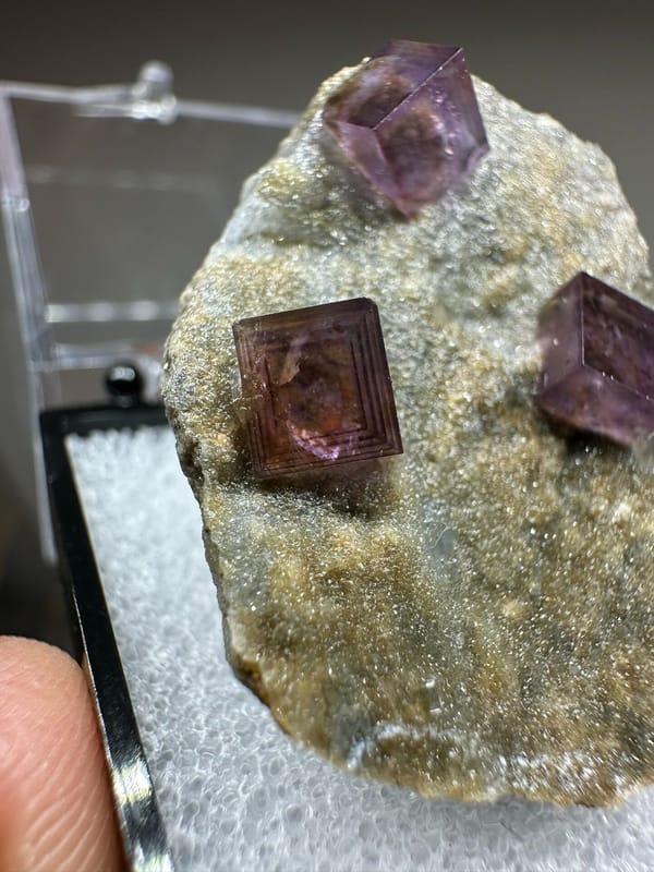 Fluorite from Anhui, China, individual mineral specimen view 5