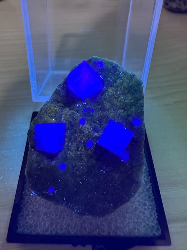 Fluorite from Anhui, China, individual mineral specimen view 6
