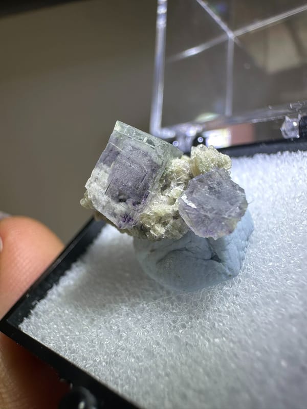 Fluorite from Yaogangxian Mine, Yizhang Co., Hunan, China, individual mineral specimen view 1