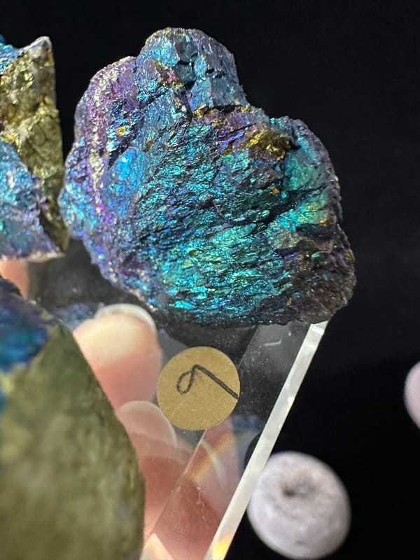 Bornite, individual mineral specimen view 1 for a mineral collection