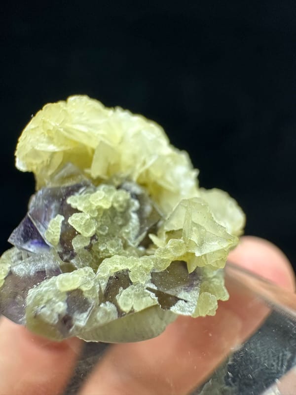 Fluorite from Inner Mongolia, China, individual mineral specimen view 2