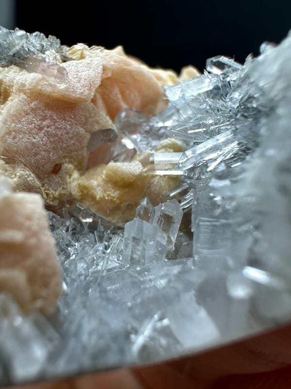 Rhodochrosite, individual mineral specimen view 3 for a mineral collection