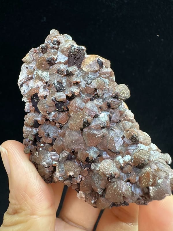 Calcite from Hubei, China, individual mineral specimen view 1