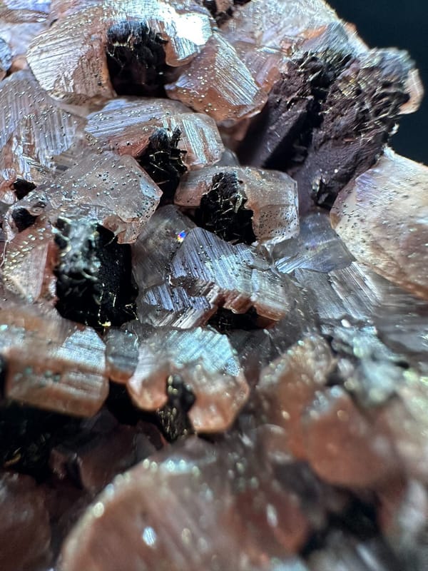 Calcite from Hubei, China, individual mineral specimen view 4