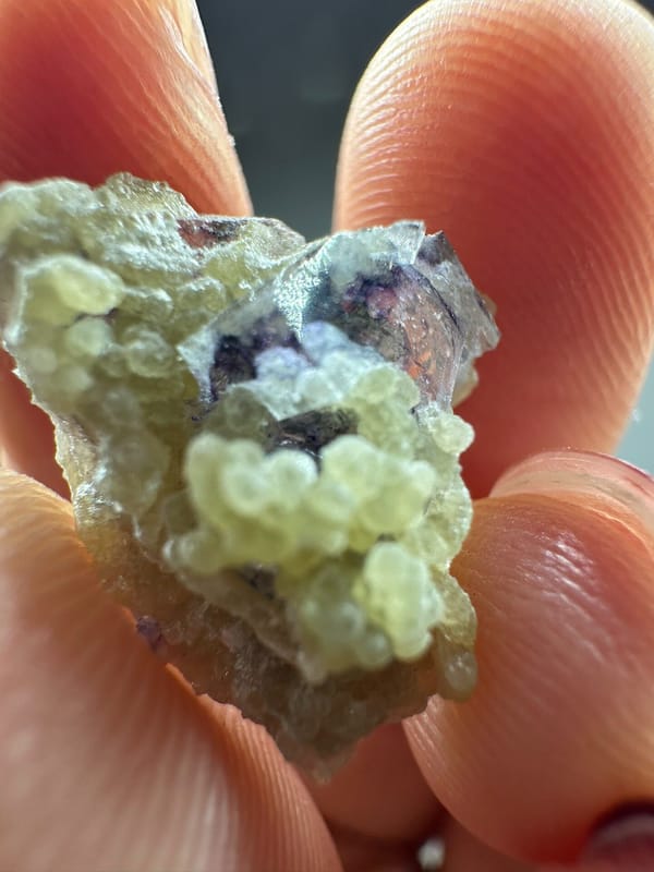Fluorite from Inner Mongolia, China, individual mineral specimen view 4