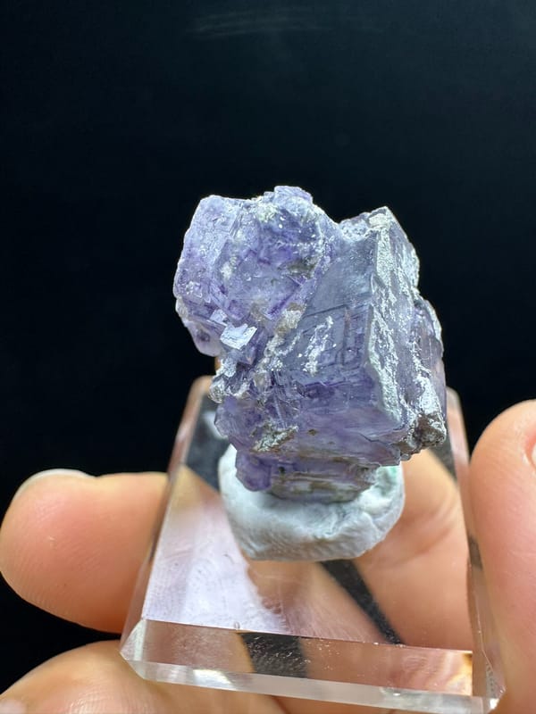 Fluorite from Yaogangxian Mine, Yizhang Co., Hunan, China, individual mineral specimen view 5